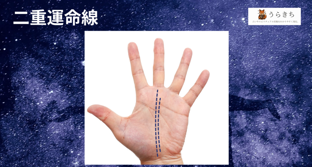 二重運命線についての図解